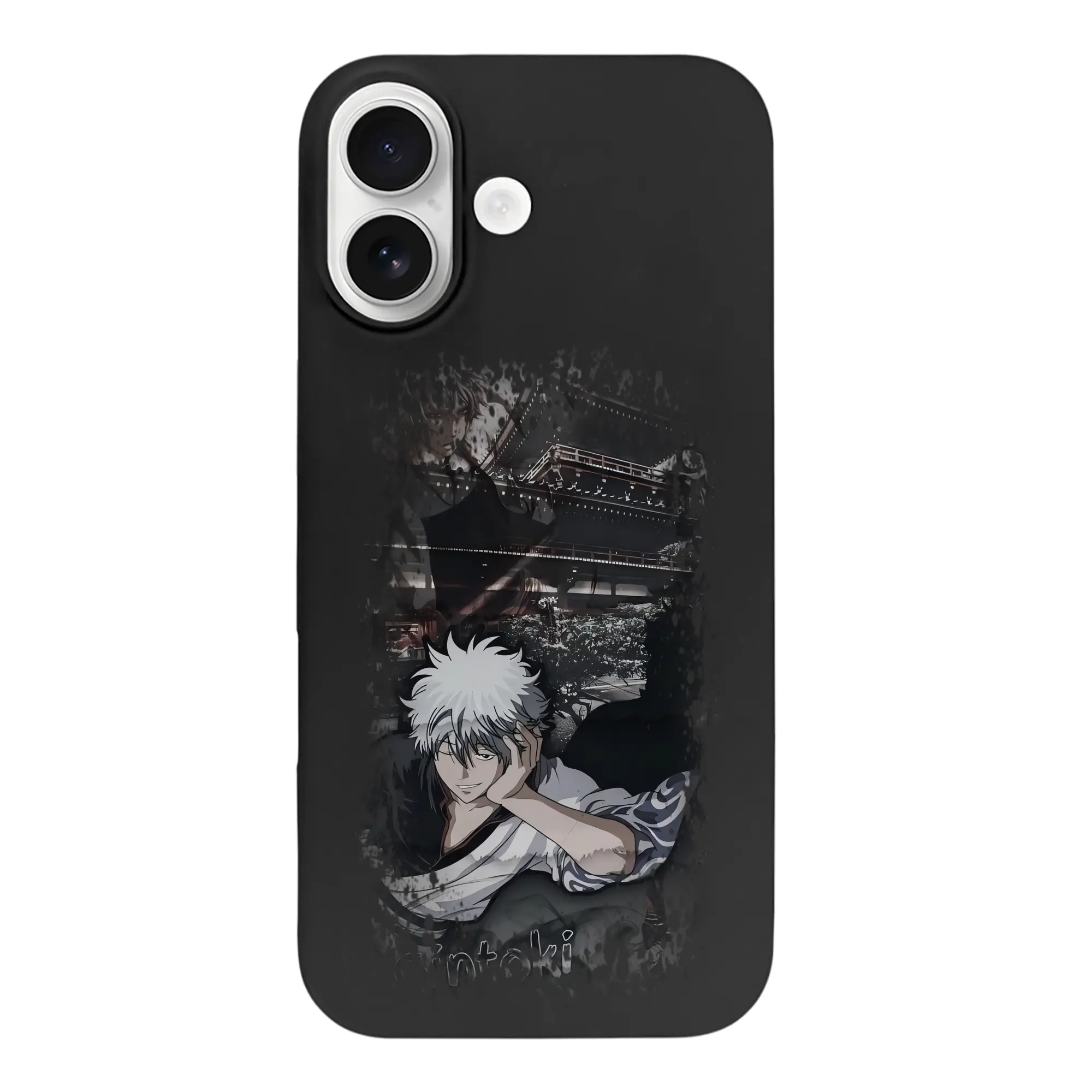 銀魂 グッズ 坂田 銀時 - iPhone 17 シリーズ シリコンケース 薄型 耐衝撃 指紋防止 ソフトタッチカバー 精密フィット 傷防止 保護ケース iPhone 17/17 Air/17 Pro/17 Pro Max 対応